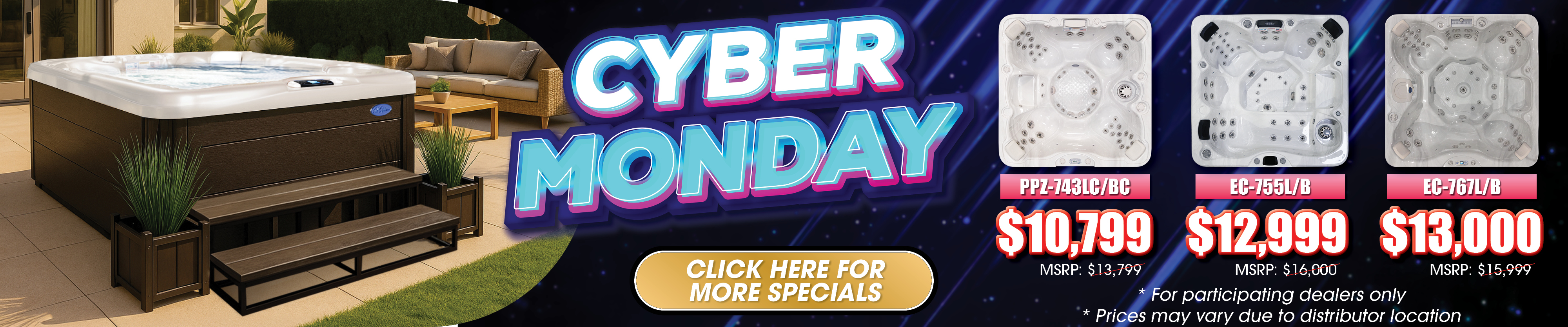 Calspas hot tub being used in a family setting - Carlsbad