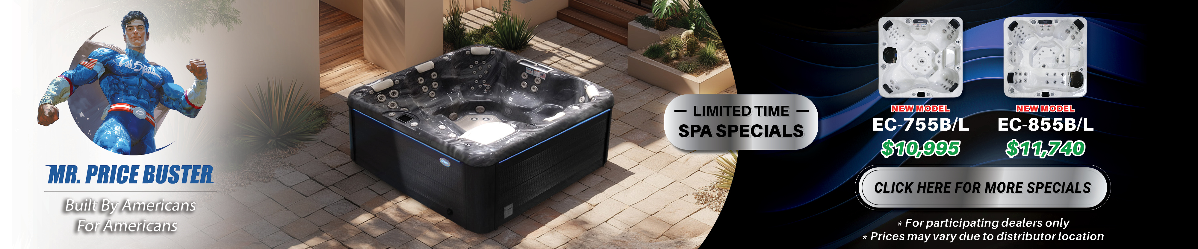 Calspas hot tub being used in a family setting - Carlsbad